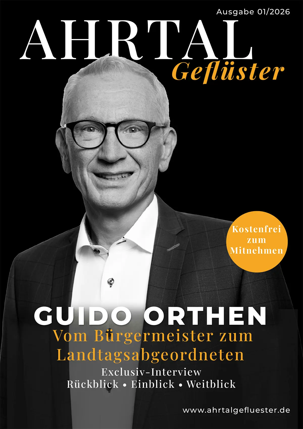 Ahrtalgeflüster, Titelblatt Ausgabe 1/2026